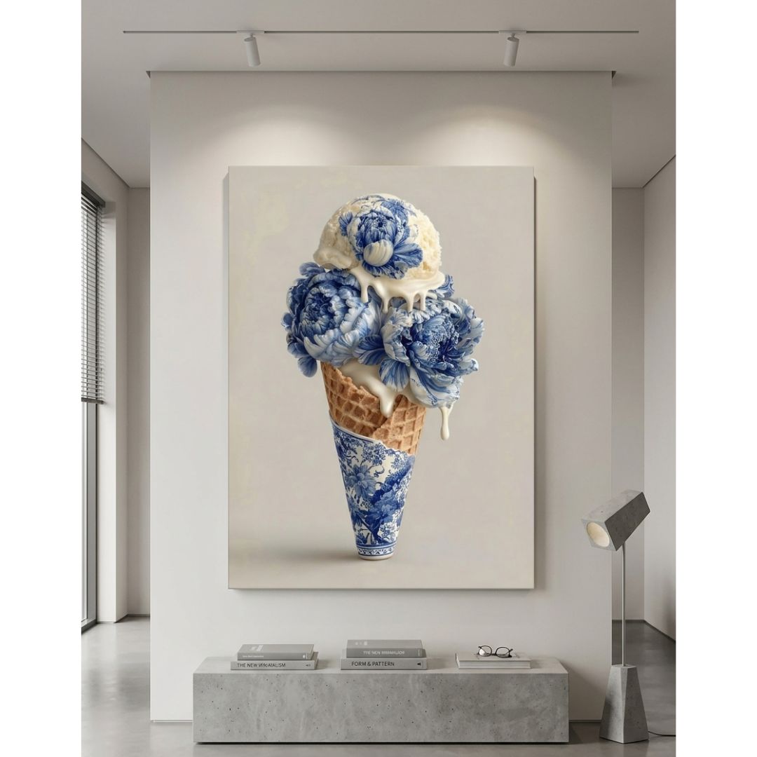 Cuadro Helado Blue