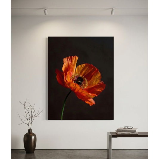 Cuadro Flor Roja