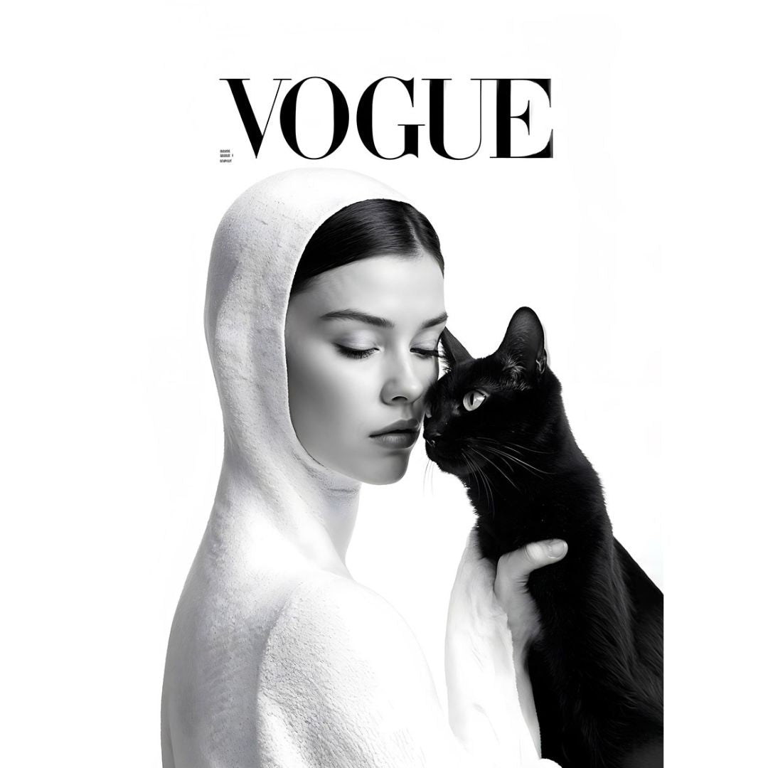 Cuadro Gato Vogue