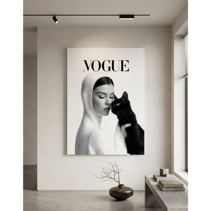 Cuadro Gato Vogue