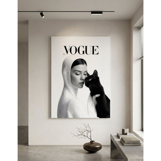 Cuadro Gato Vogue