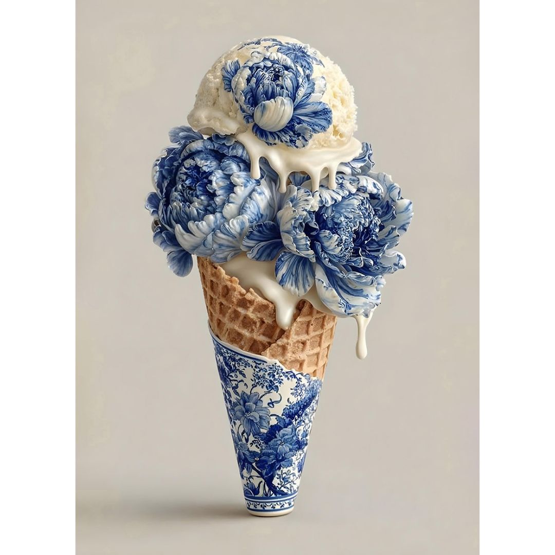 Cuadro Helado Blue