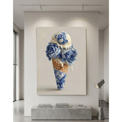 Cuadro Helado Blue