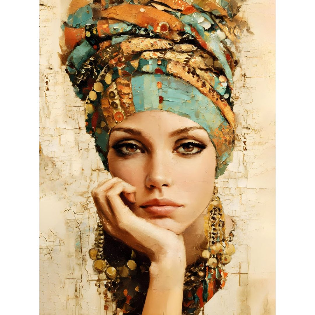 Cuadro Mujer Turbante