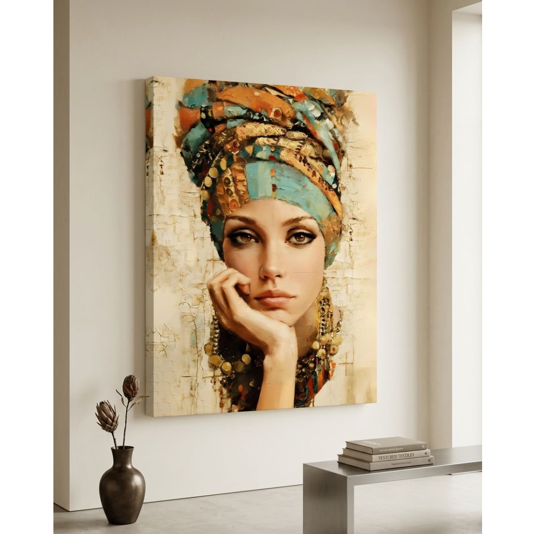 Cuadro Mujer Turbante
