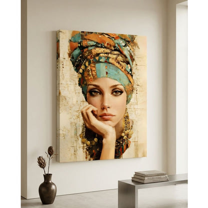 Cuadro Mujer Turbante