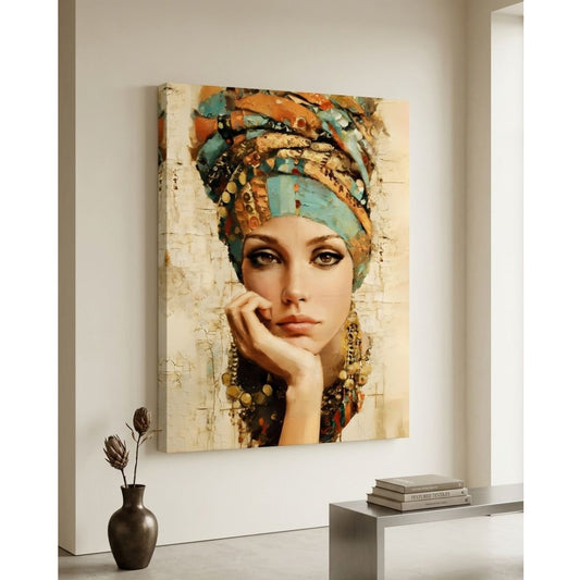 Cuadro Mujer Turbante