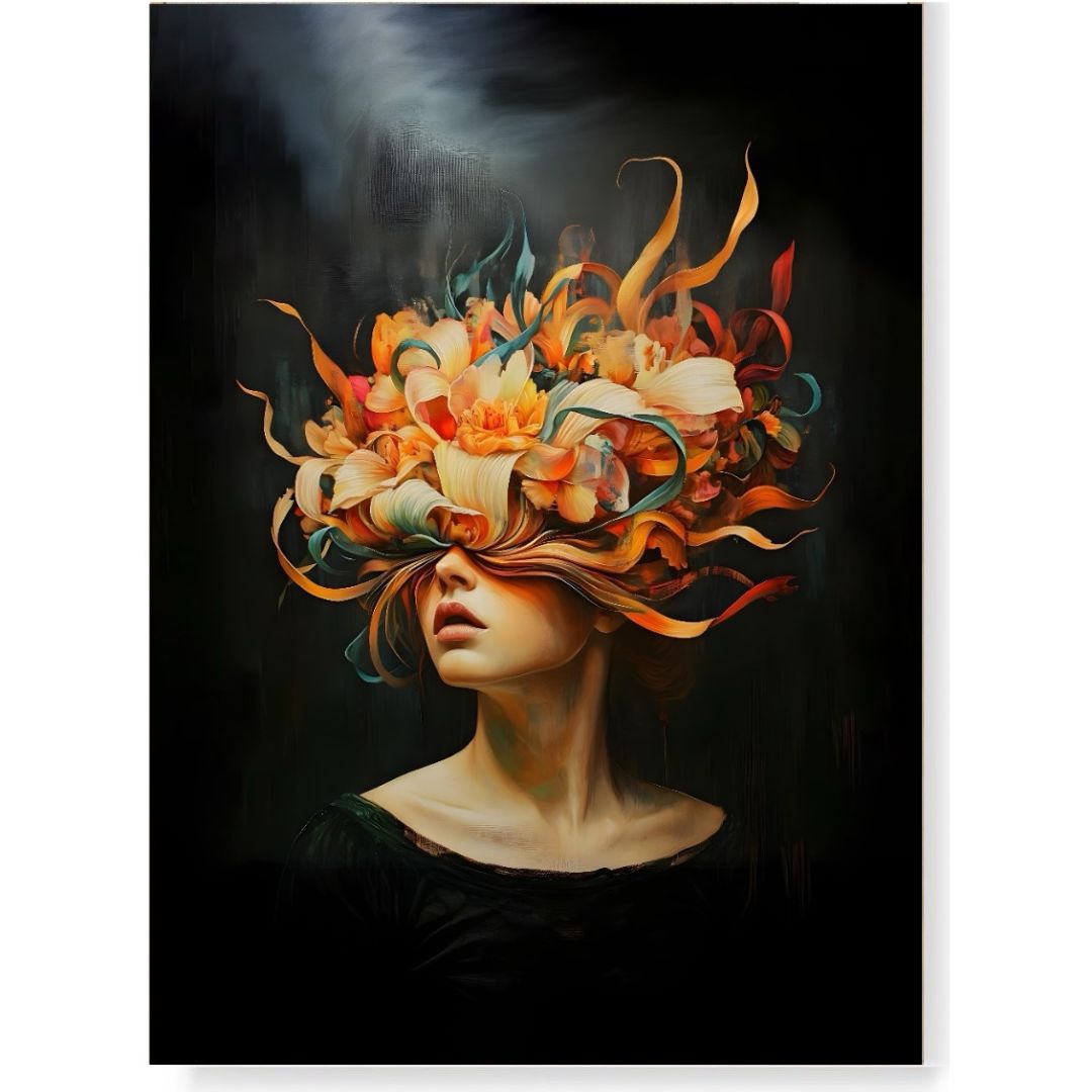 Cuadro Mujer Vegetación