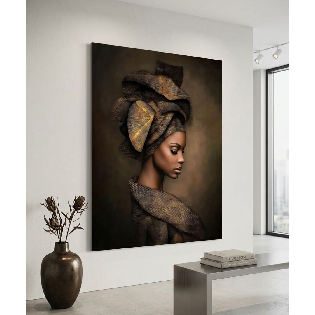 Cuadro Negra Ocre