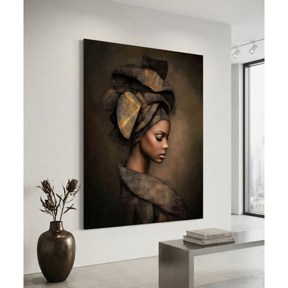 Cuadro Negra Ocre