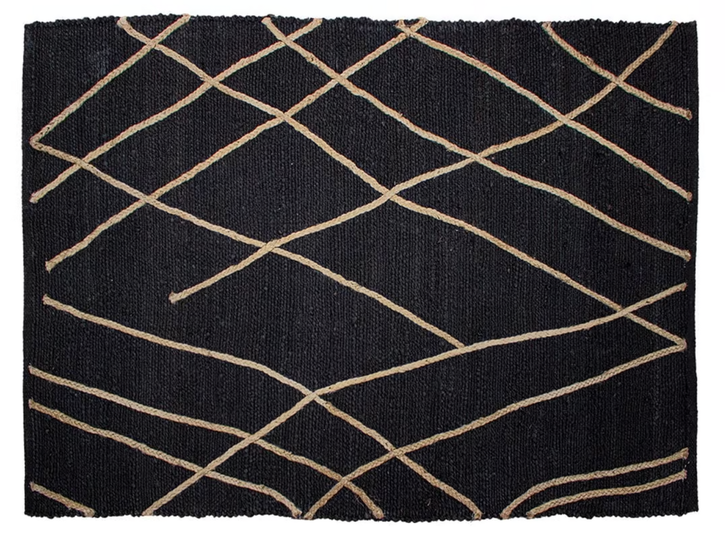 Tapete Hessian Black