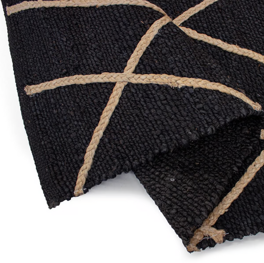 Tapete Hessian Black