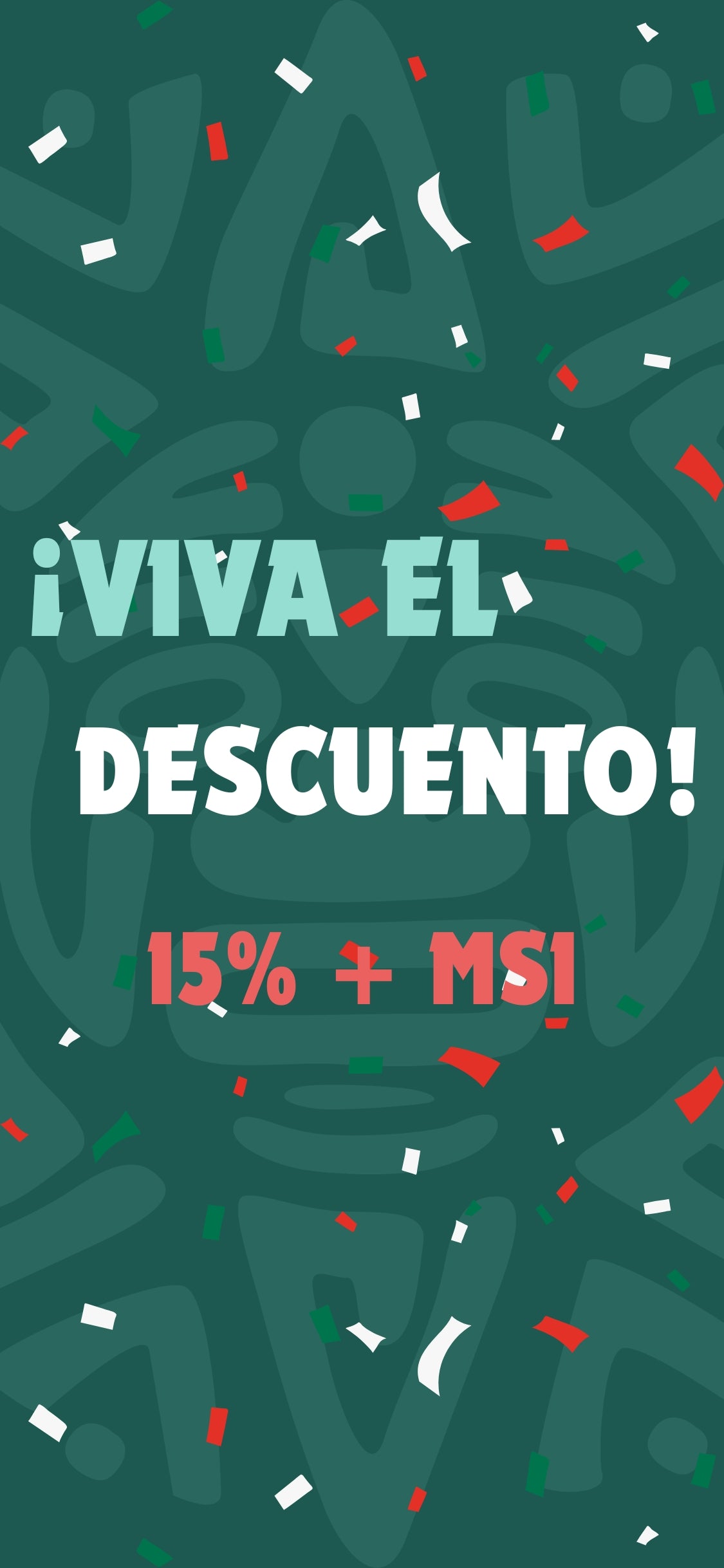 ¡Descuentos Patrios! 15% de descuento en toda la tienda más MSI